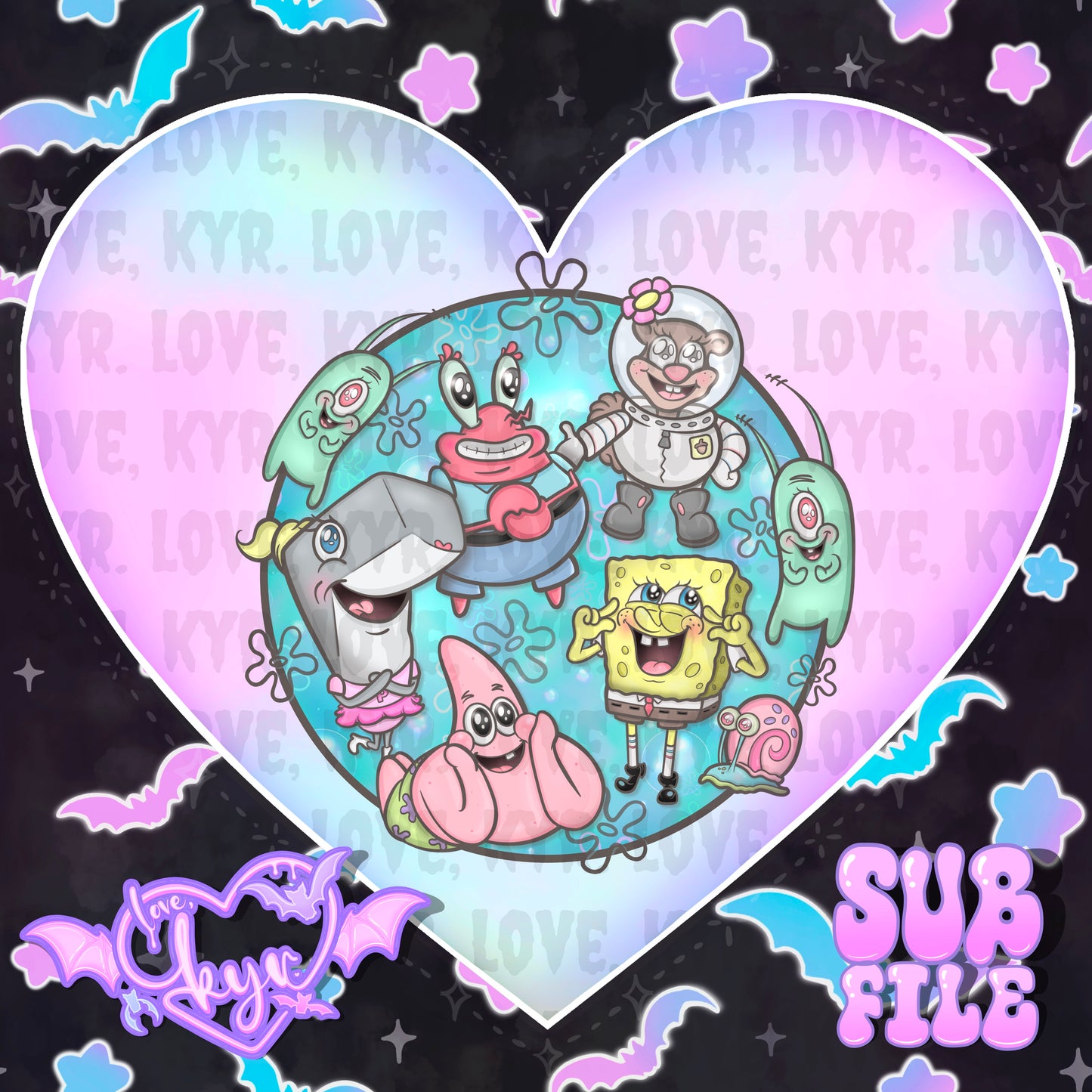SPuWuNGEBOB & FuWuIENDS Sub File PNG