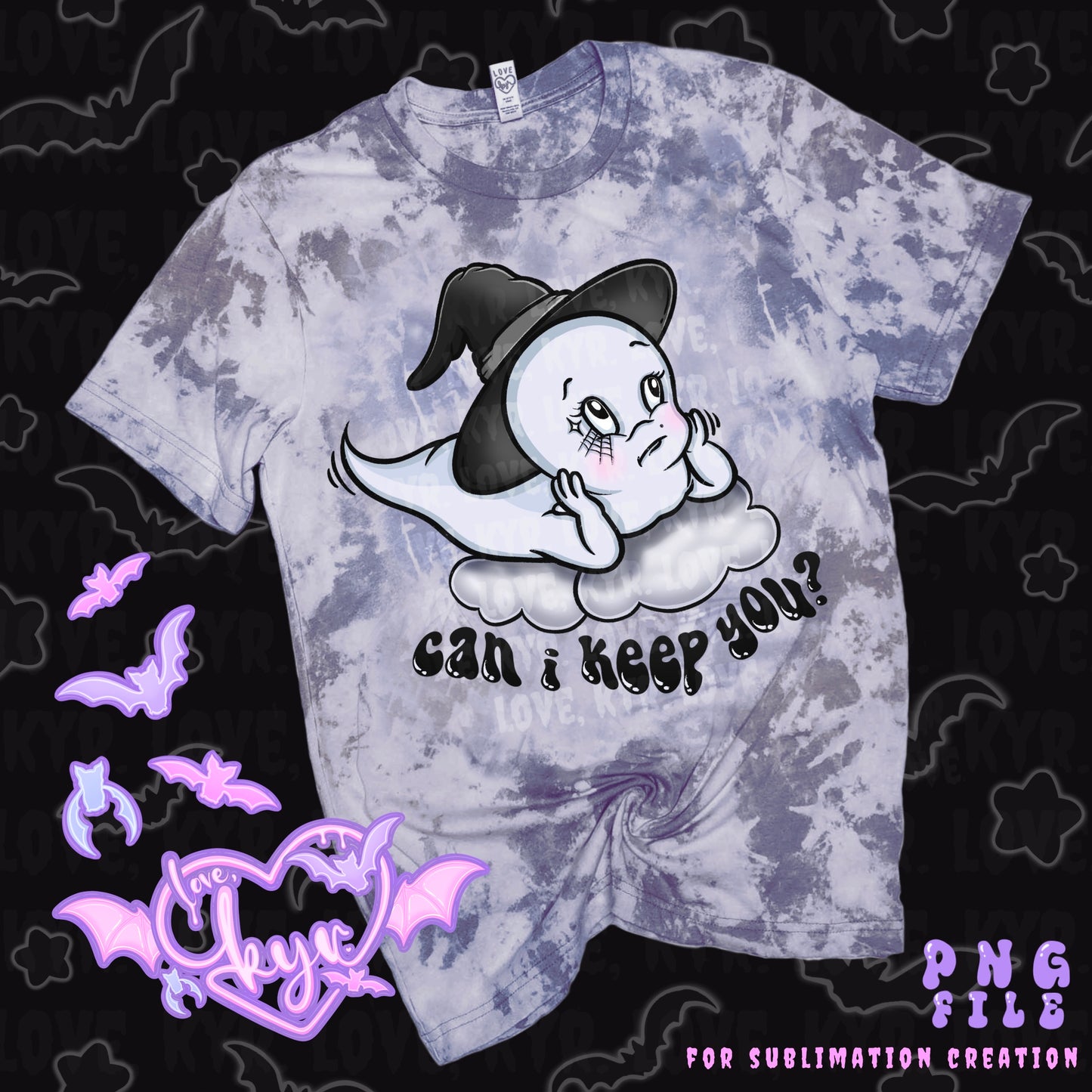 Friendly Ghost Sub File PNG Pack