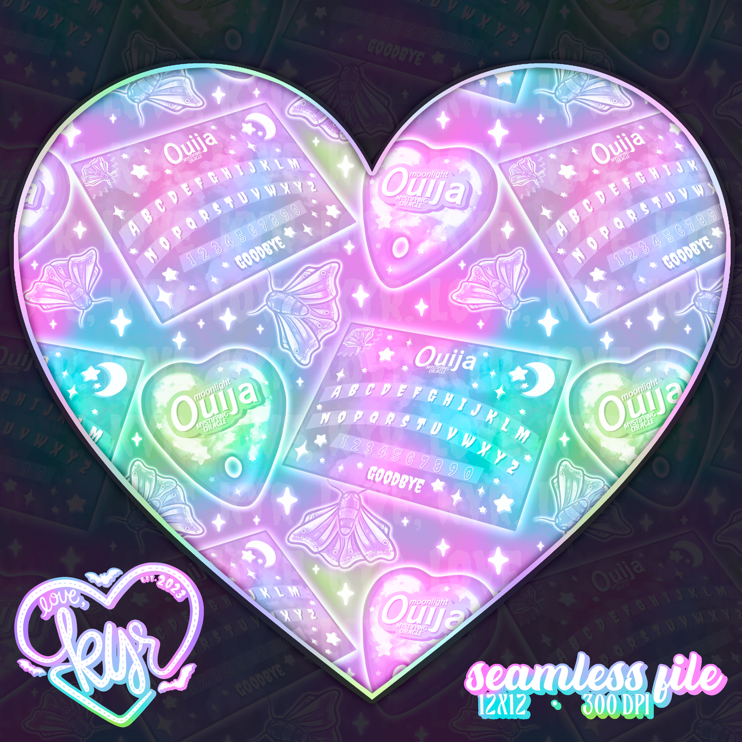Moonlight Ouija Seamless File