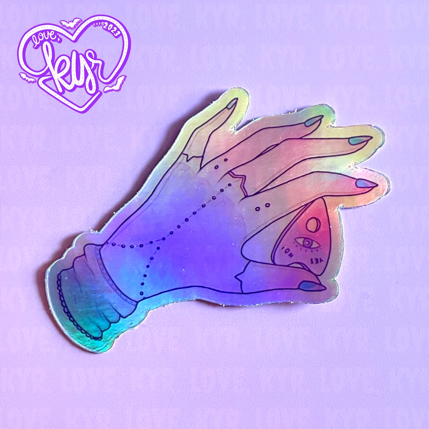 Planchette Hand Sticker 3ā