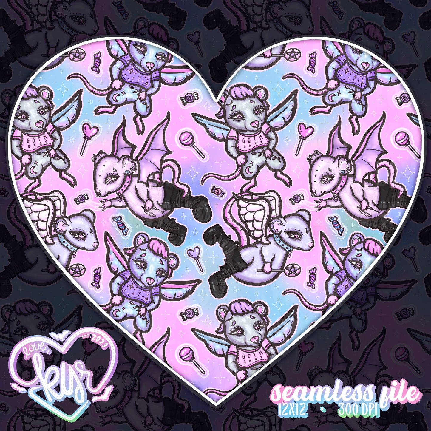 Club Kid Meeseses Seamless File