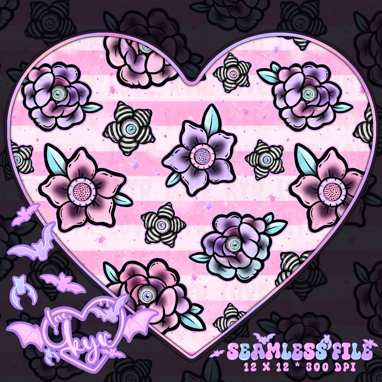 Beetleflower Seamless File Coord