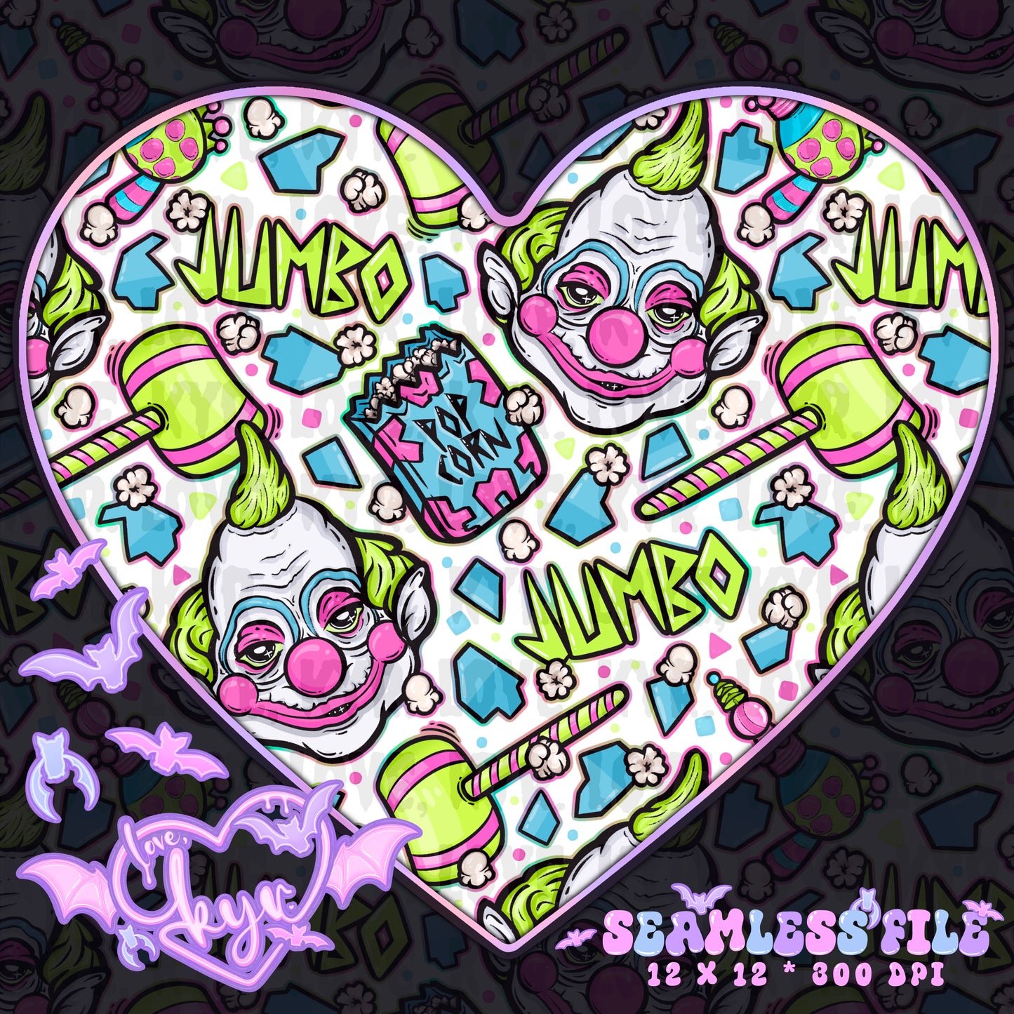 Jumbo Klown Seamless File