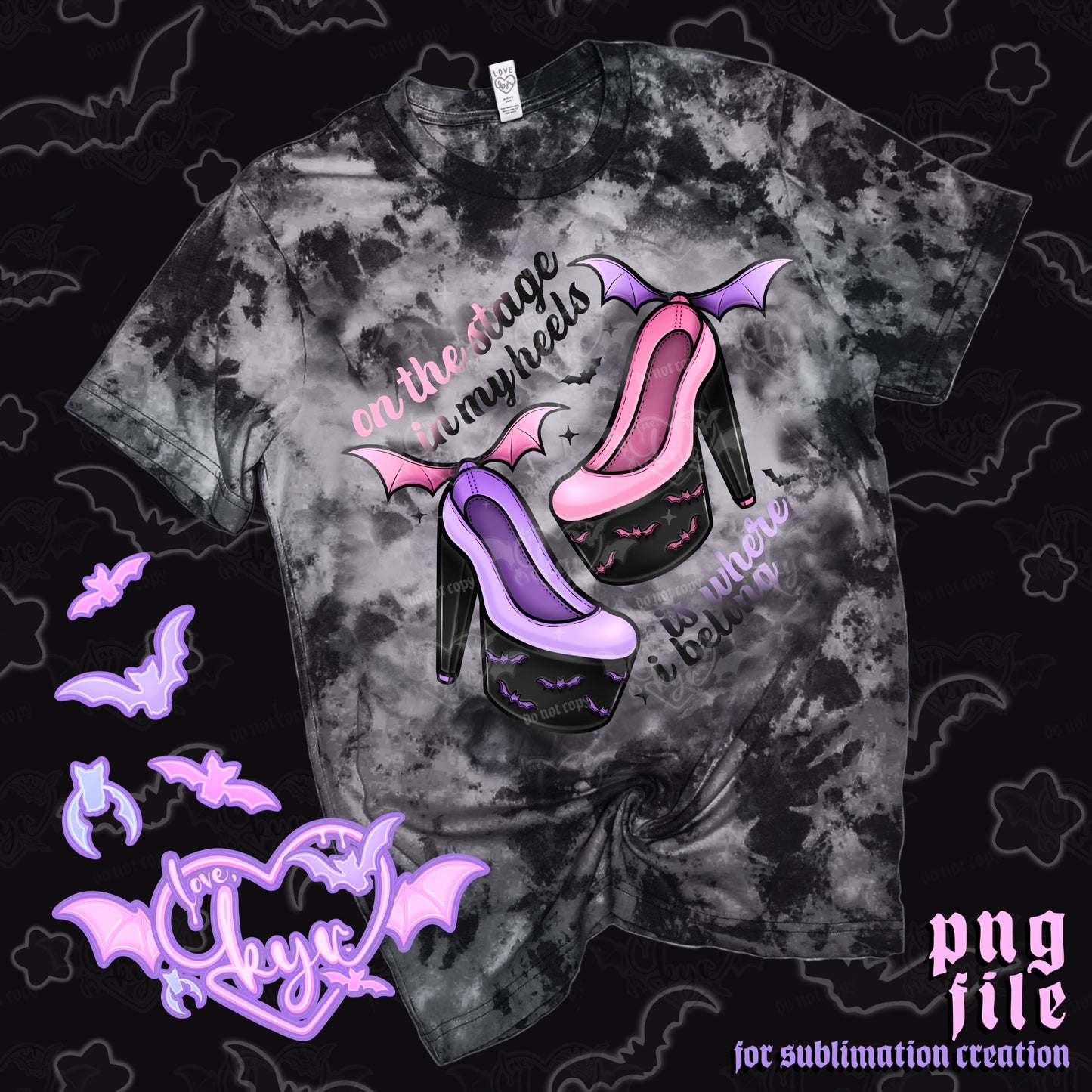 Gothcessories Sub File PNG