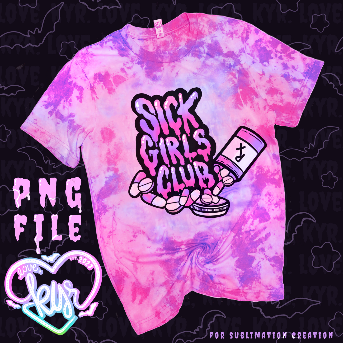 Sick Girls Club Sub File PNG
