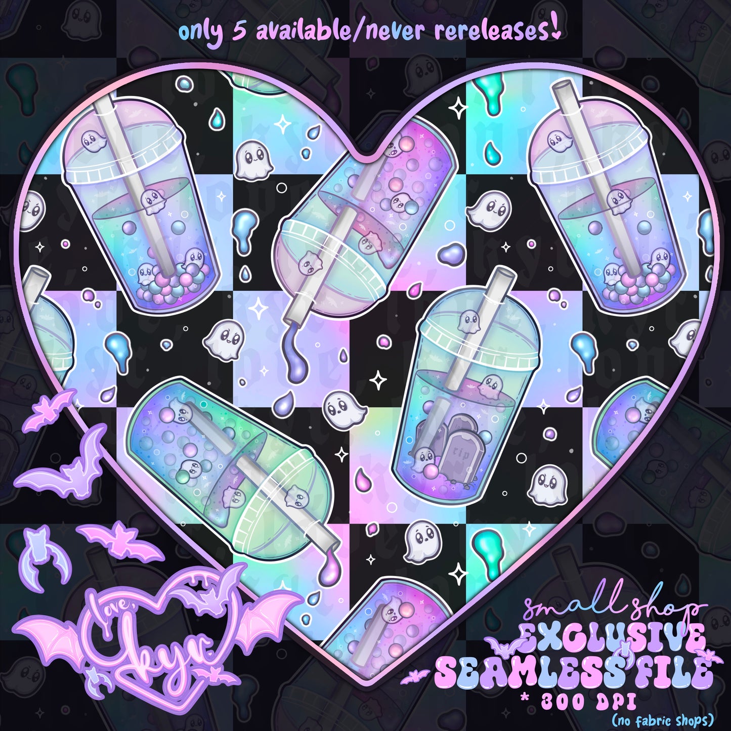 Haunted Boba Seamless File