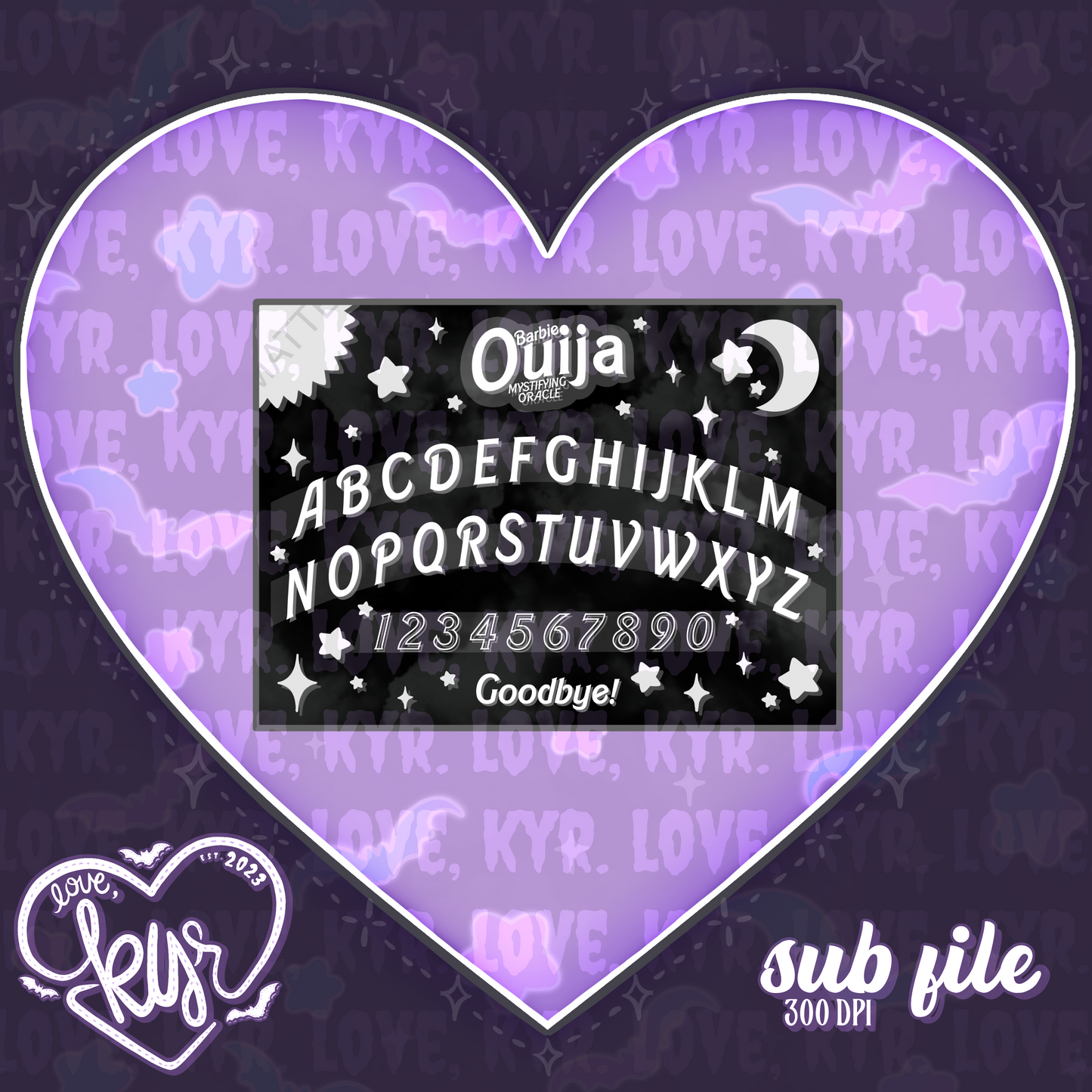 Barbie Ouija Board PNG