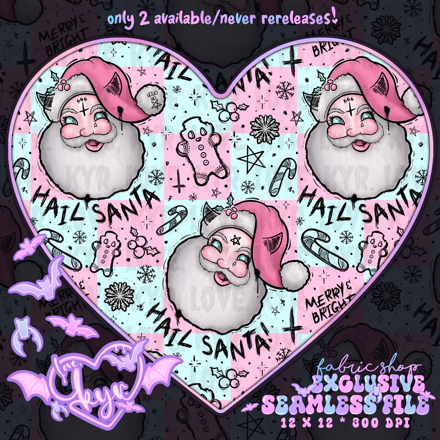 Hail Santa Seamless File