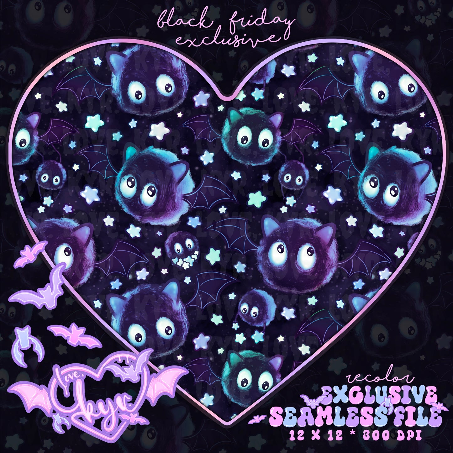 Soot Bats Exclusive Seamless File
