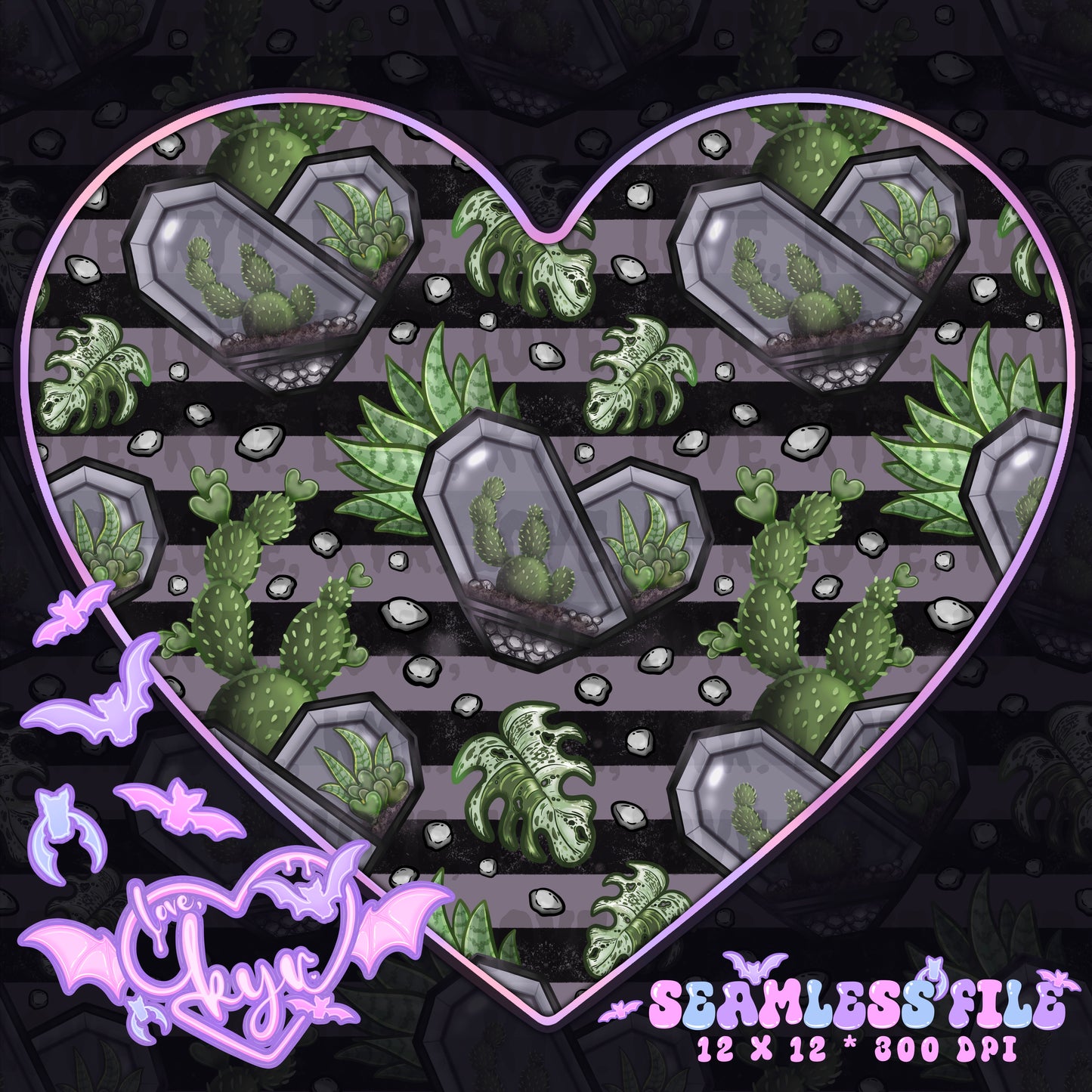 Heart Terrarium Seamless File