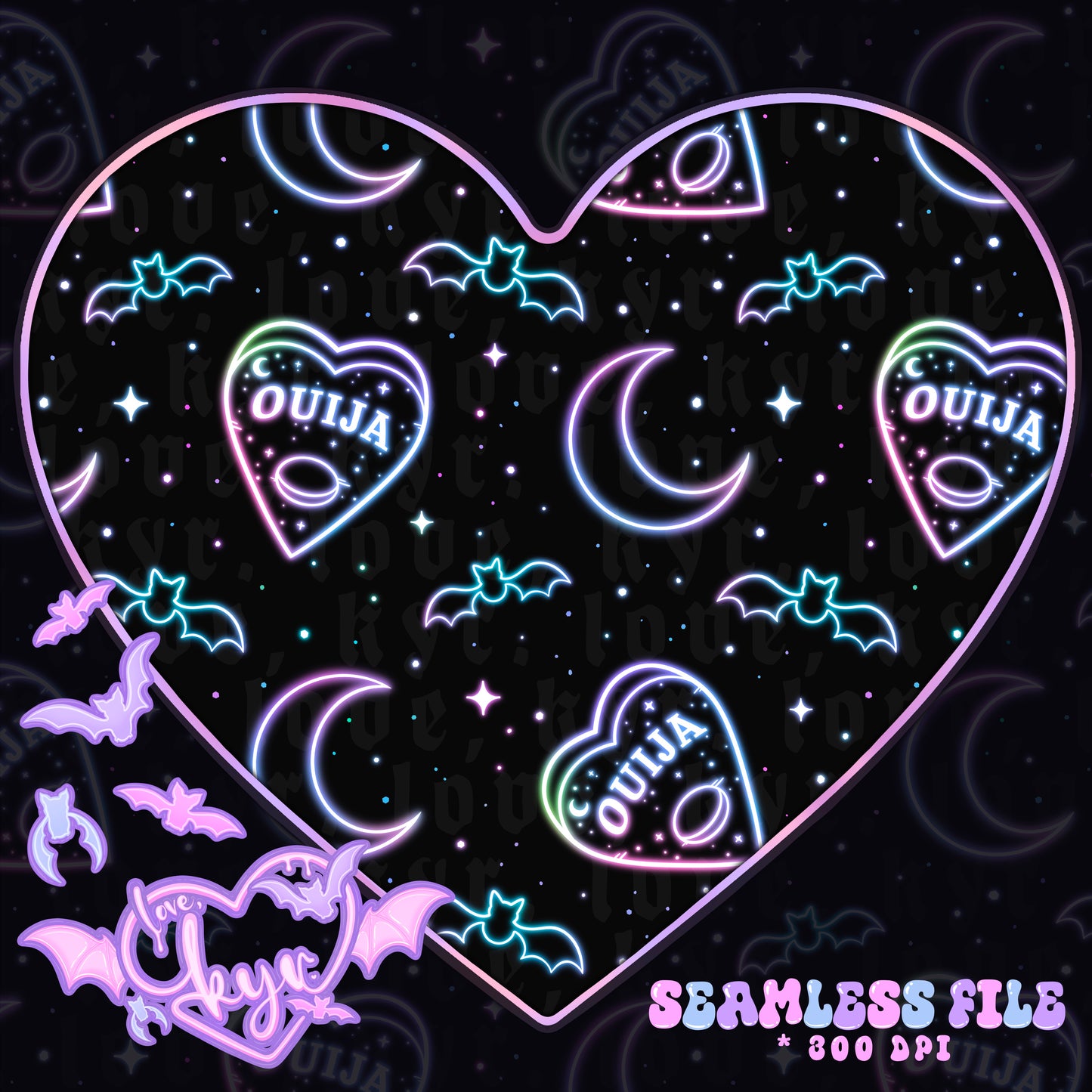 Neon Nights Seamless File