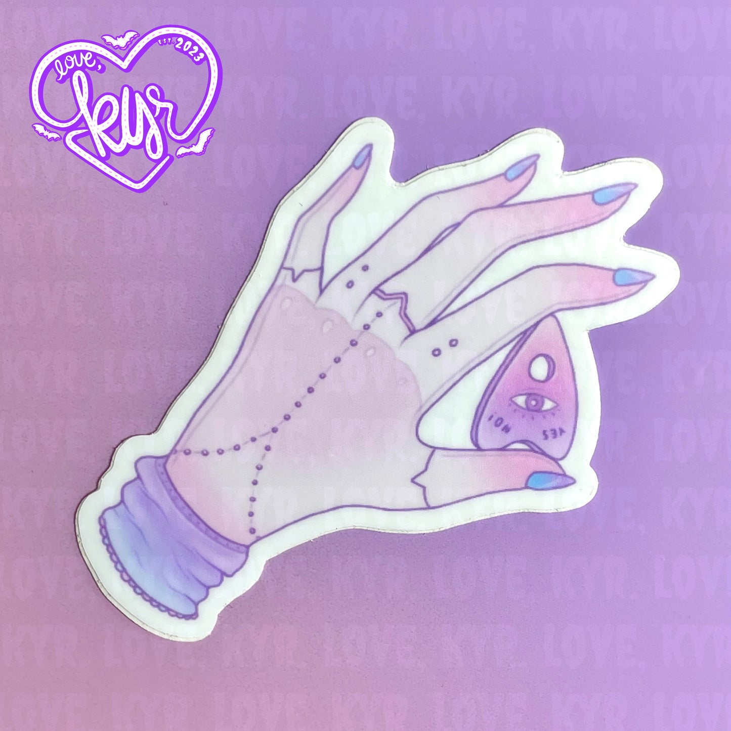 Planchette Hand Sticker 3ā