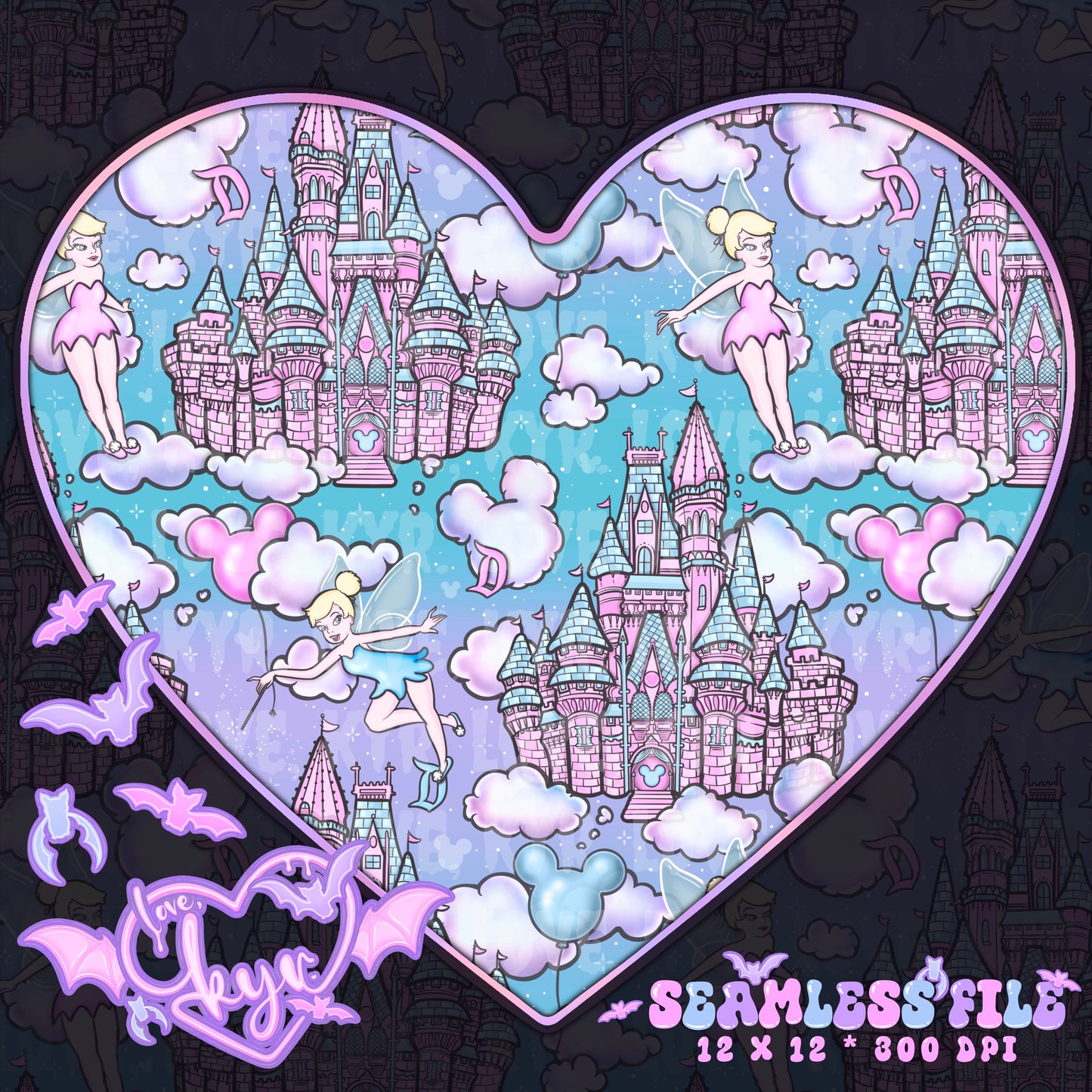 Cute Castle Seamless File