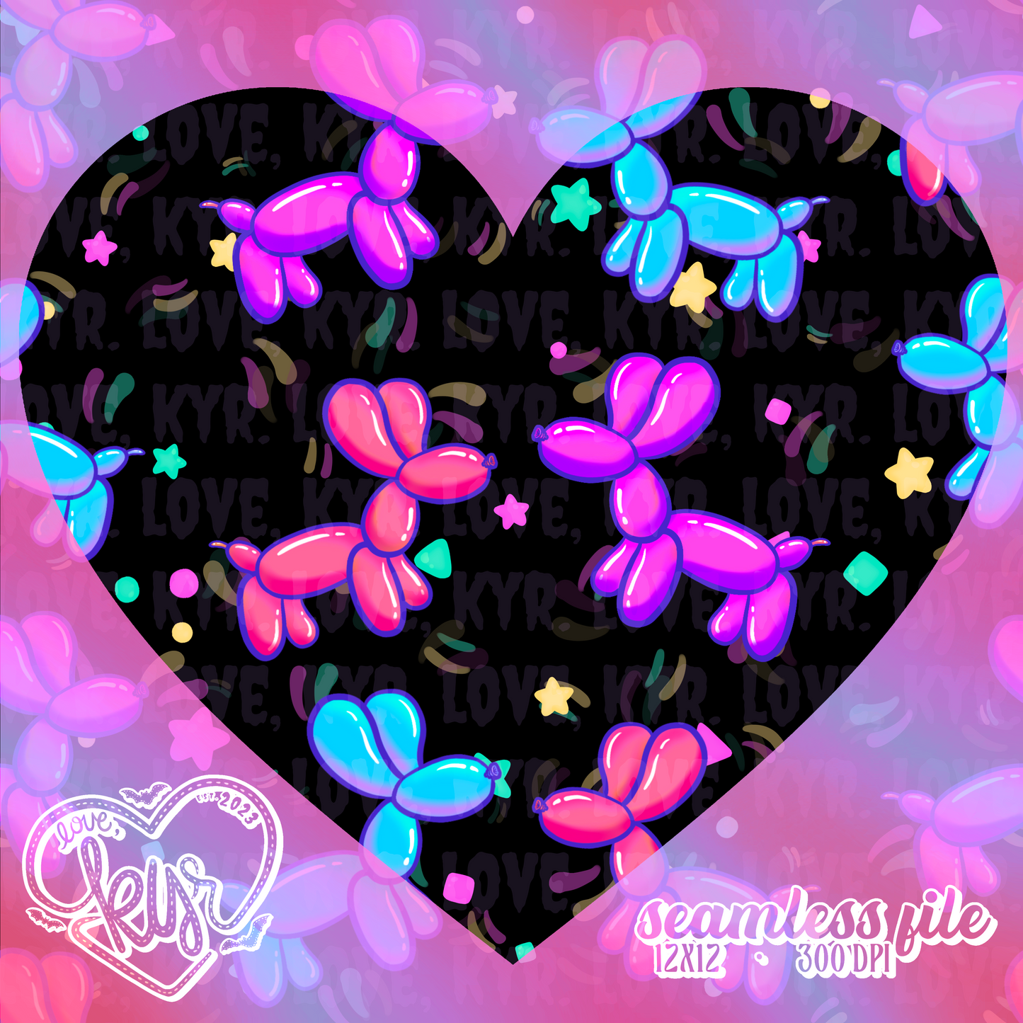 Balloon Animal Coord Seamless File