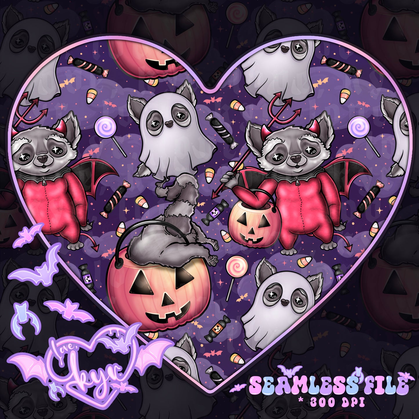 T.O.T. Litter Critters Seamless File