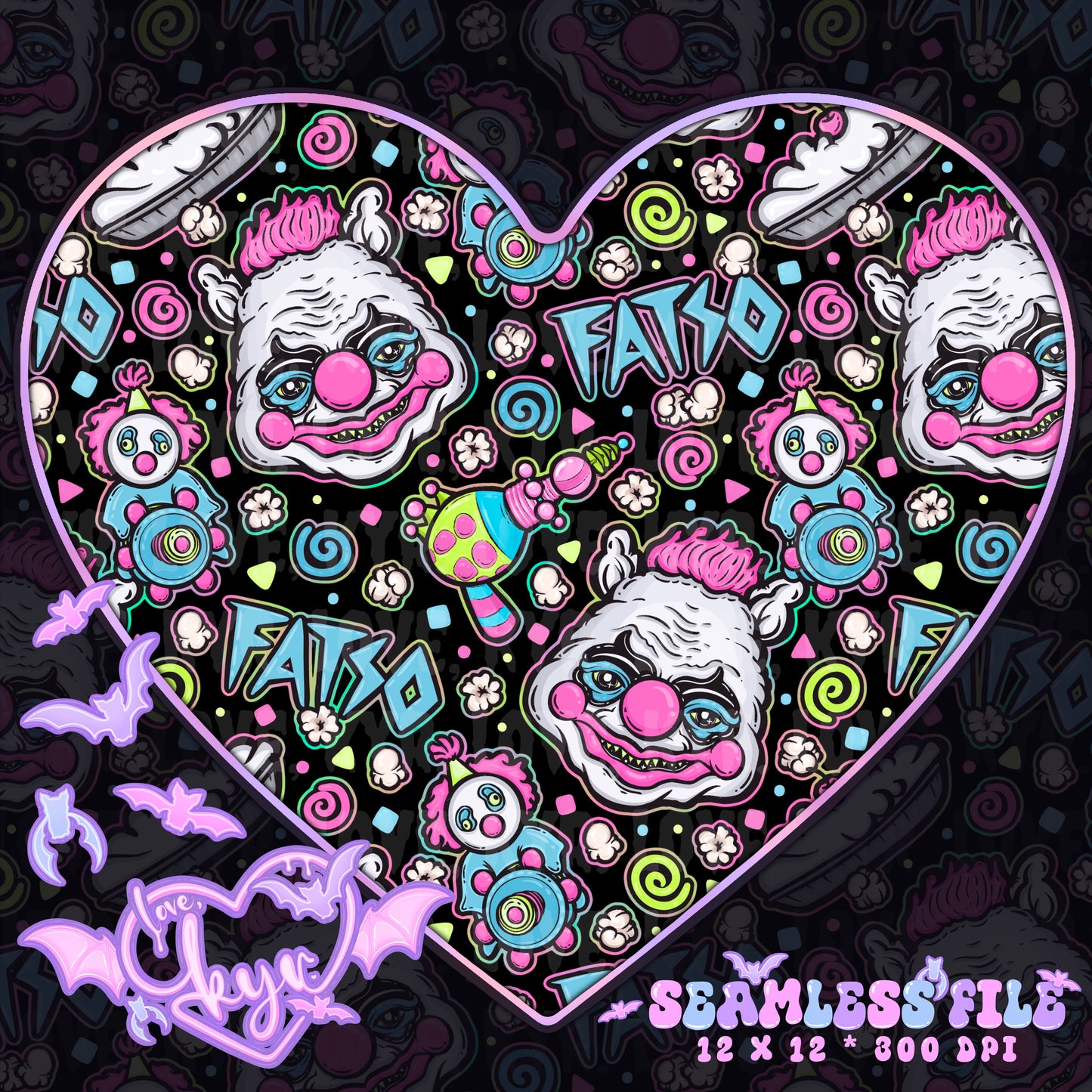 Fatso Klown Seamless File