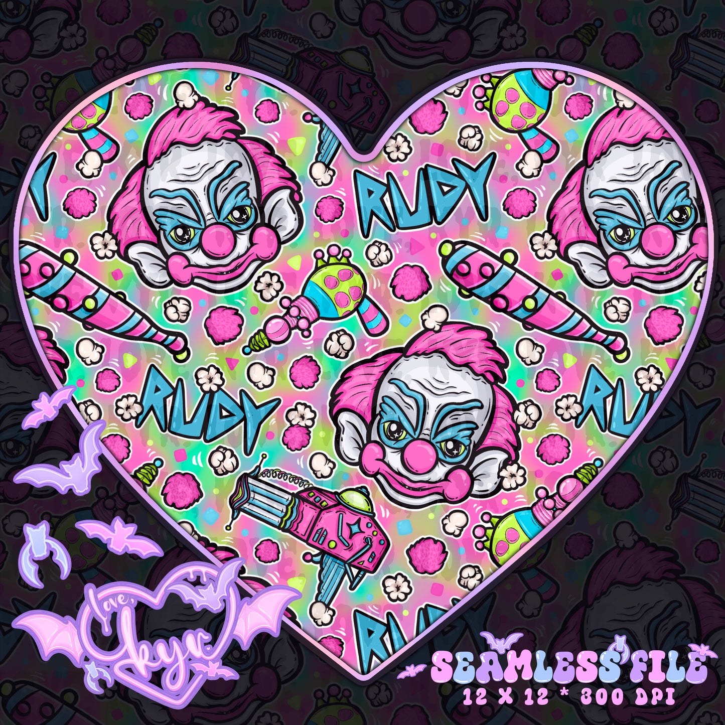 Rudy Klown Seamless File