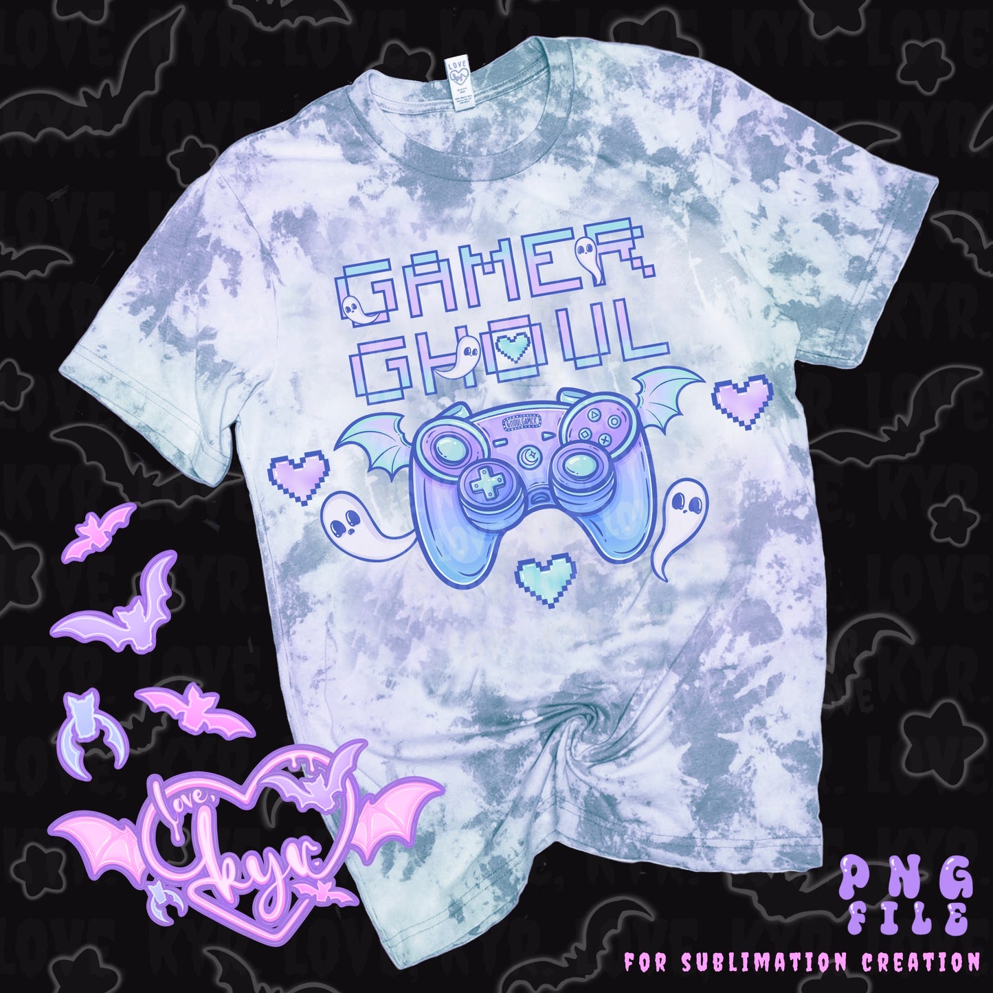 Gamer Ghoul Sub File PNG Pack