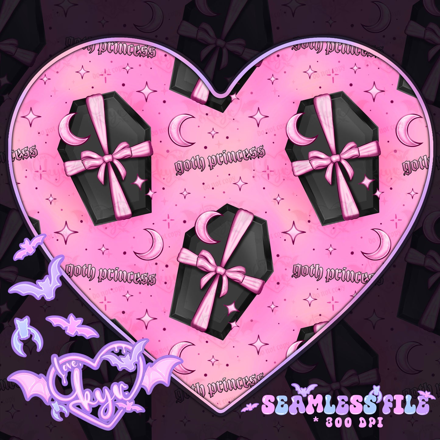 Goth Princess Seamless File