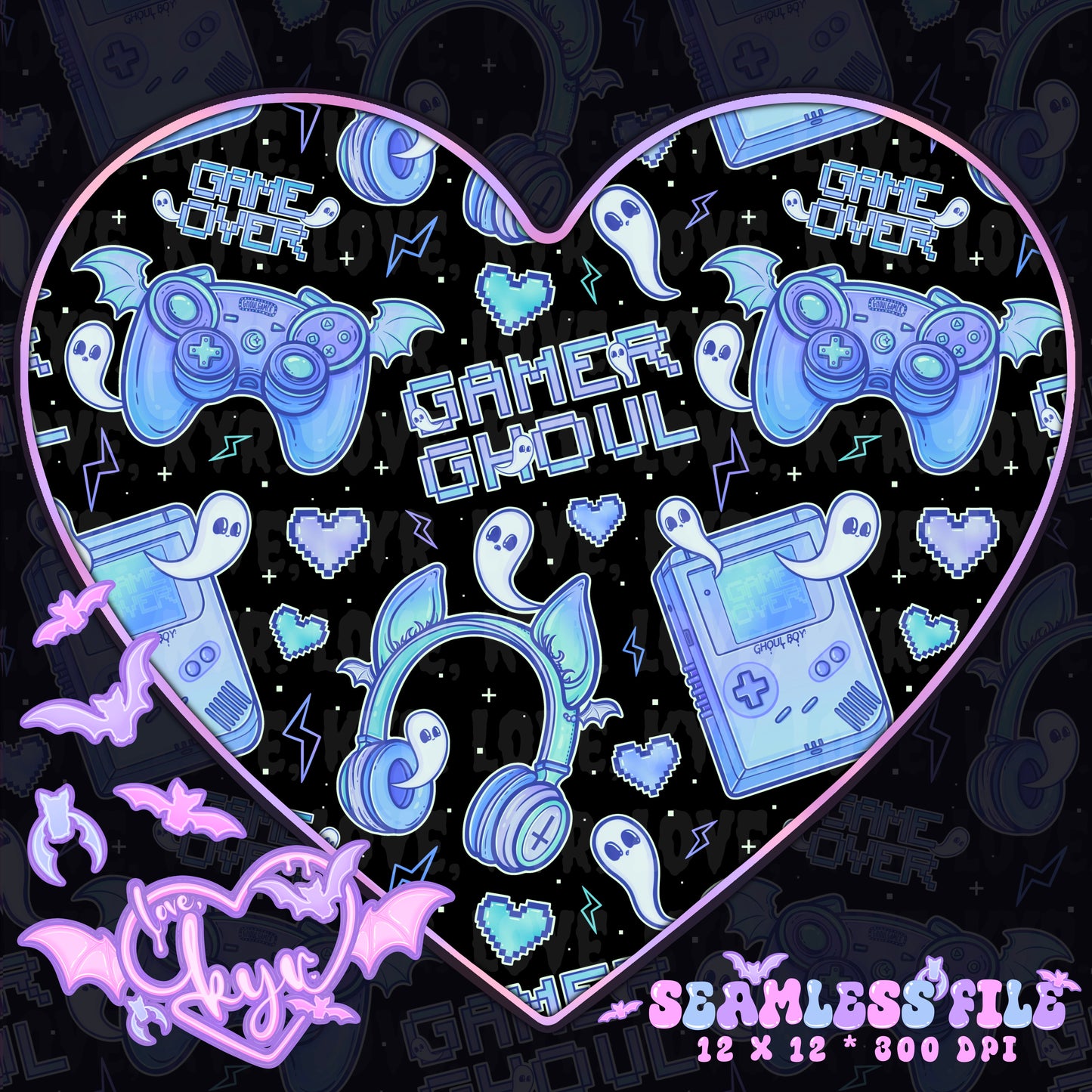 Gamer Ghoul Seamless File