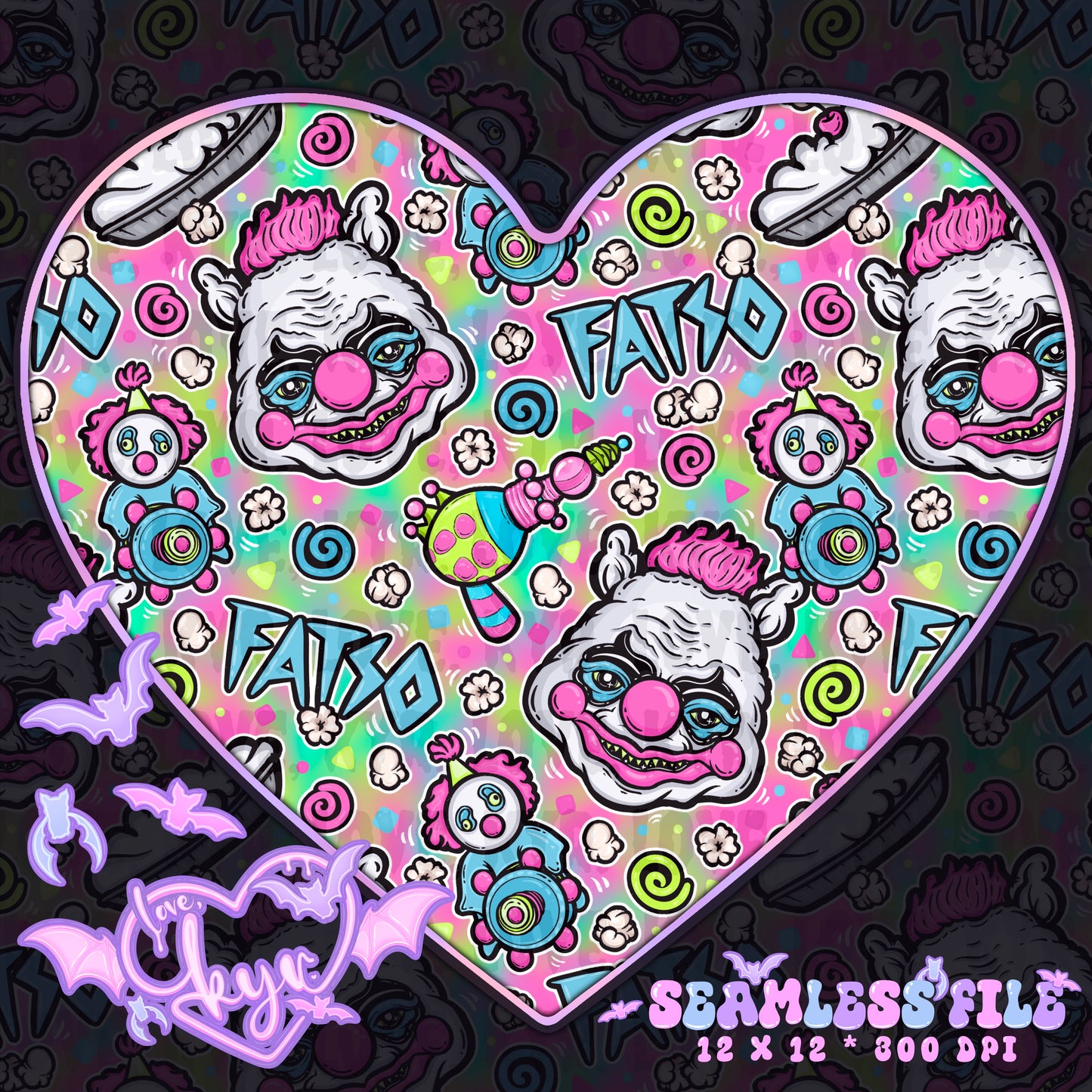 Fatso Klown Seamless File