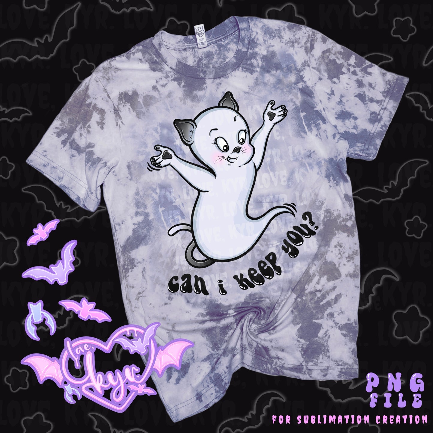 Friendly Ghost Sub File PNG Pack