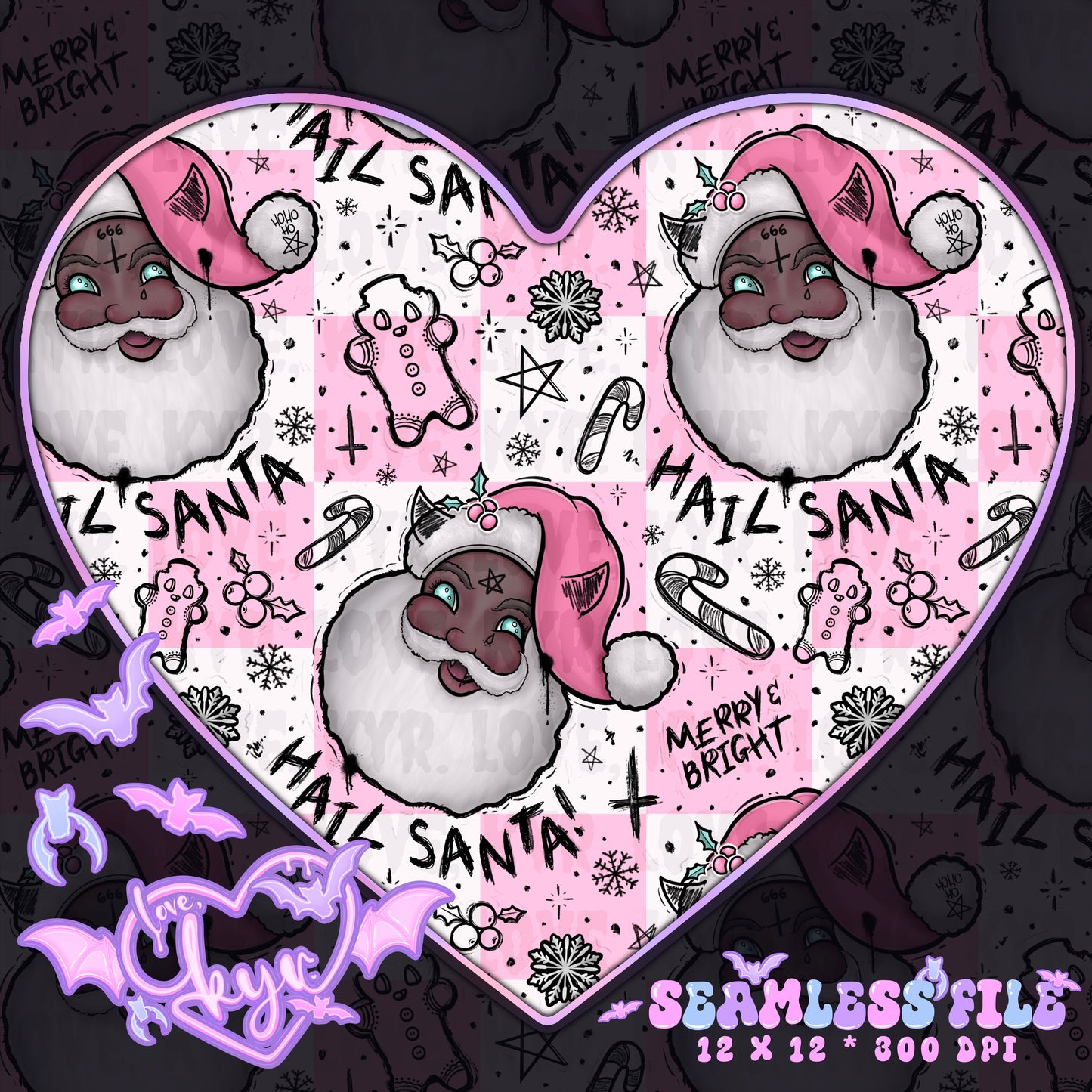Hail Santa Seamless File