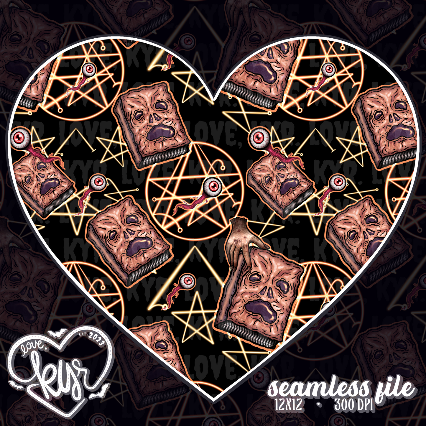 Necronomicon Seamless File Coord