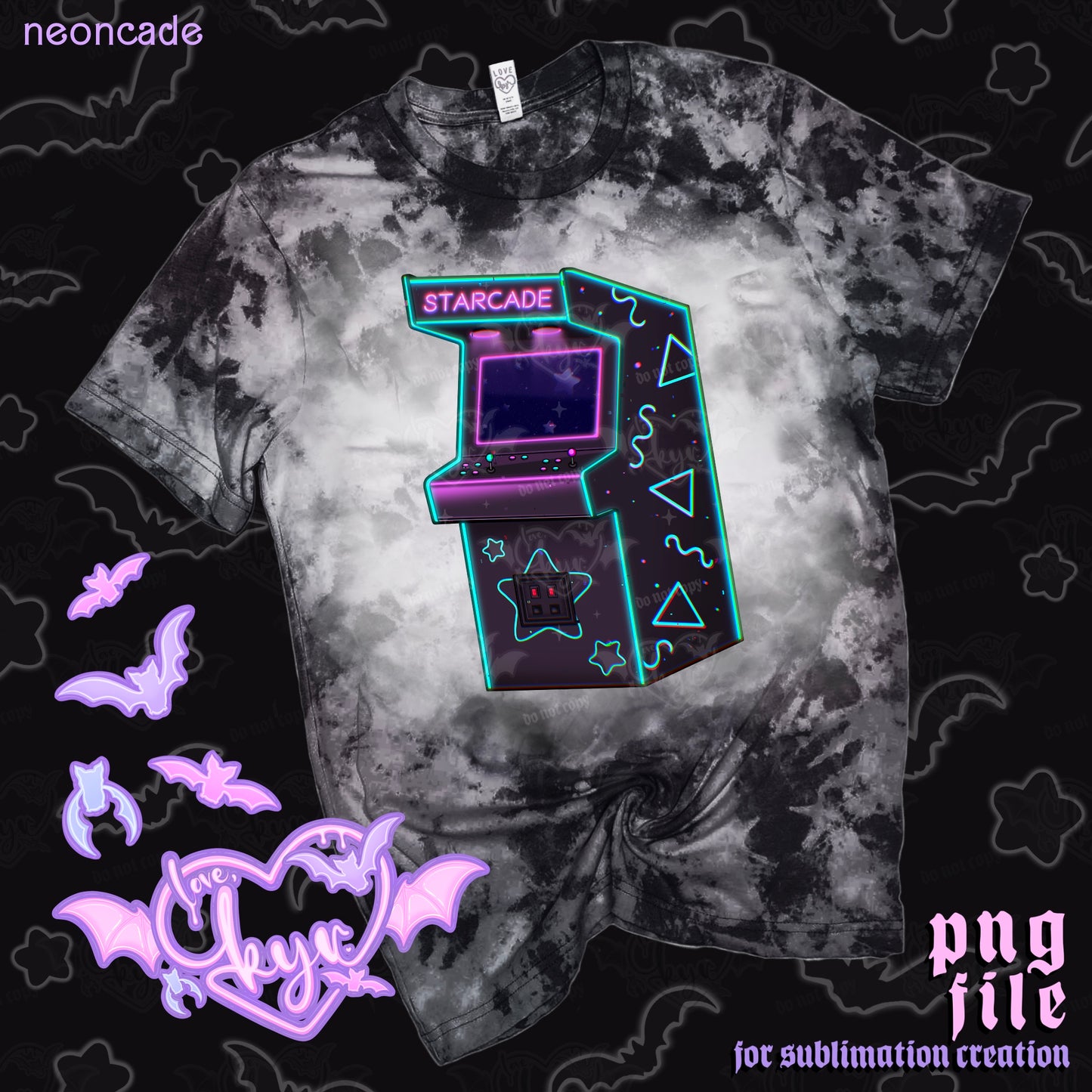 Neoncade Sub File PNG