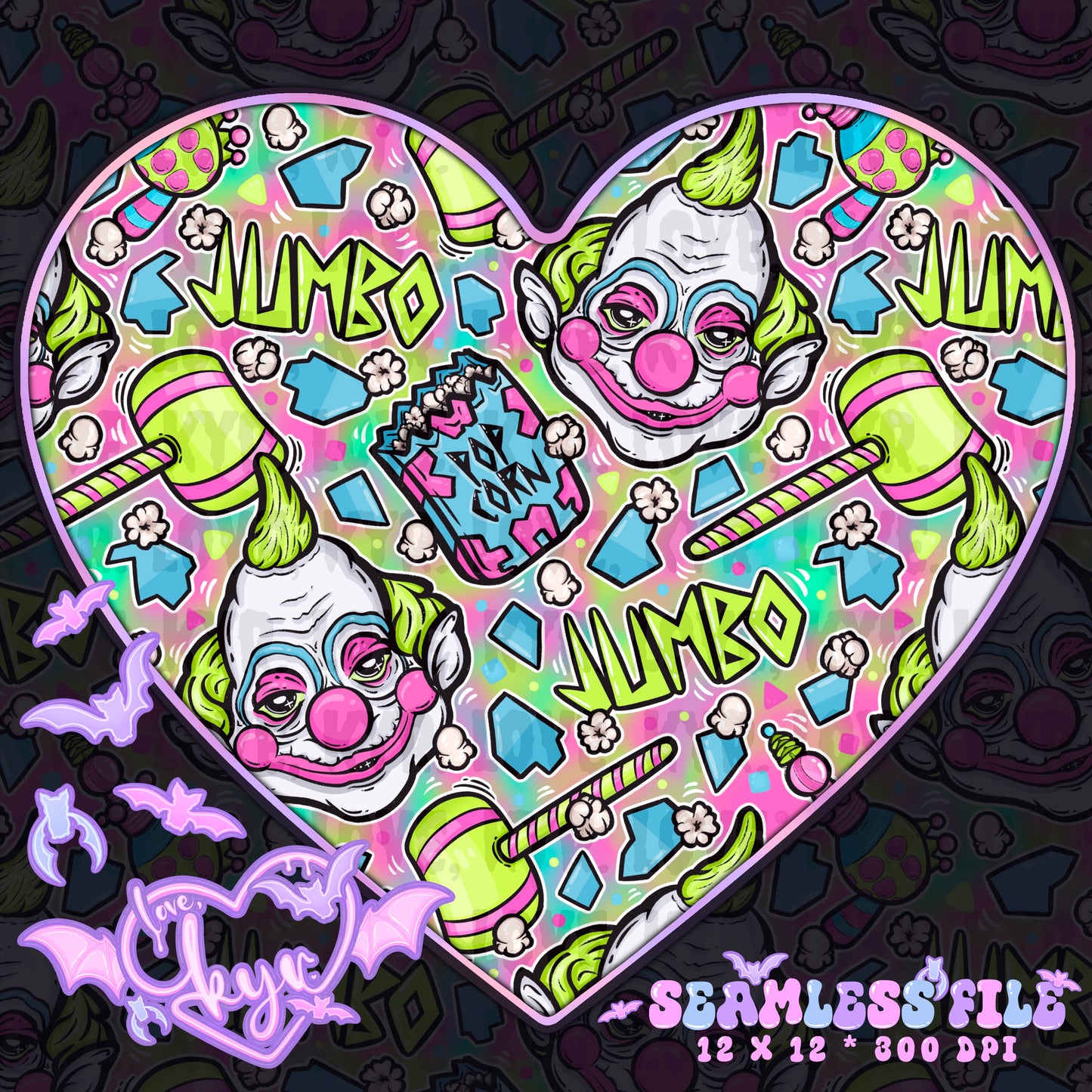 Jumbo Klown Seamless File