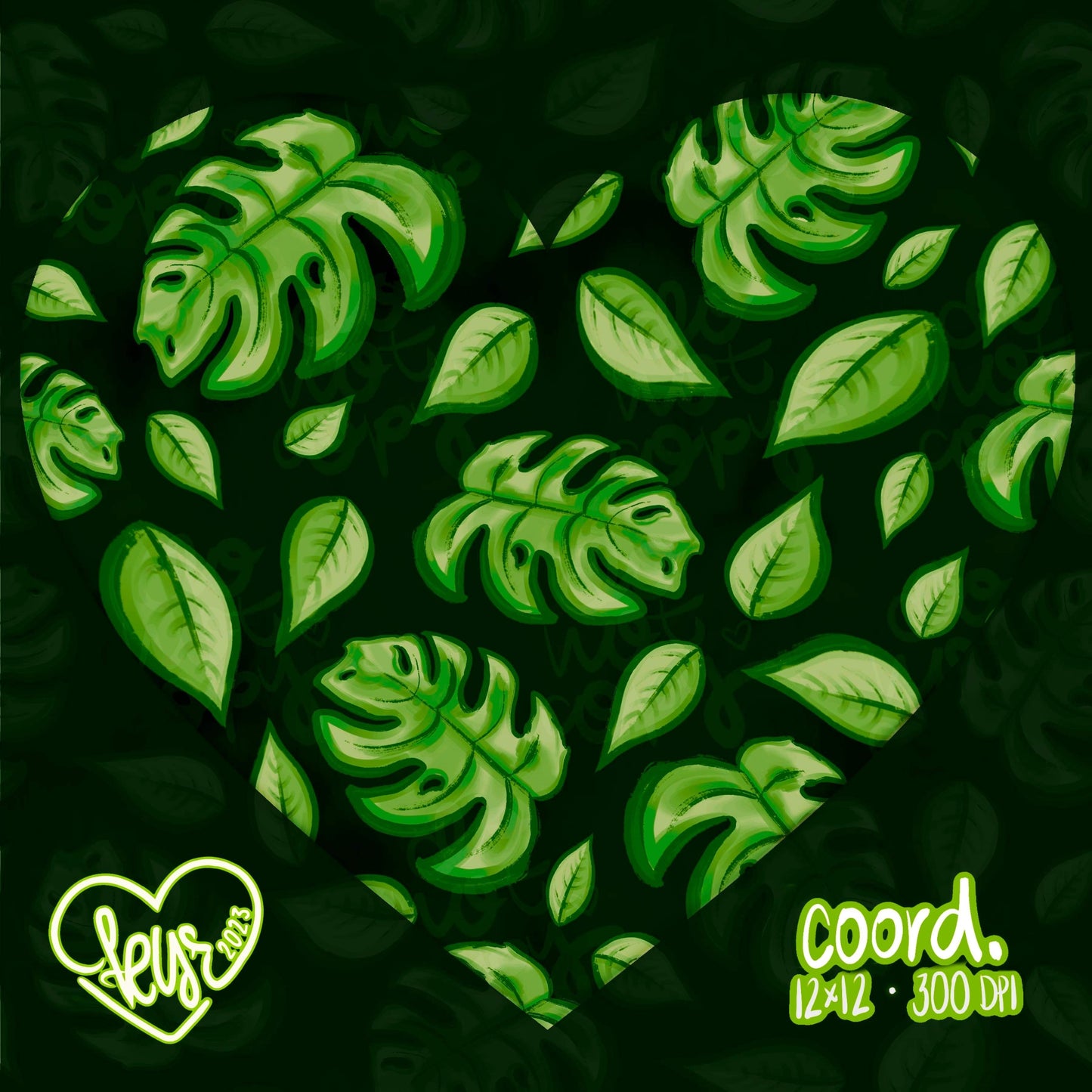 Monstera Coord Seamless File