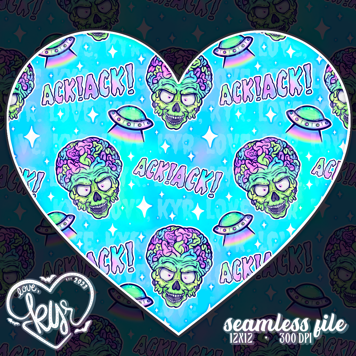 Ack Ack Martian Seamless File Coord