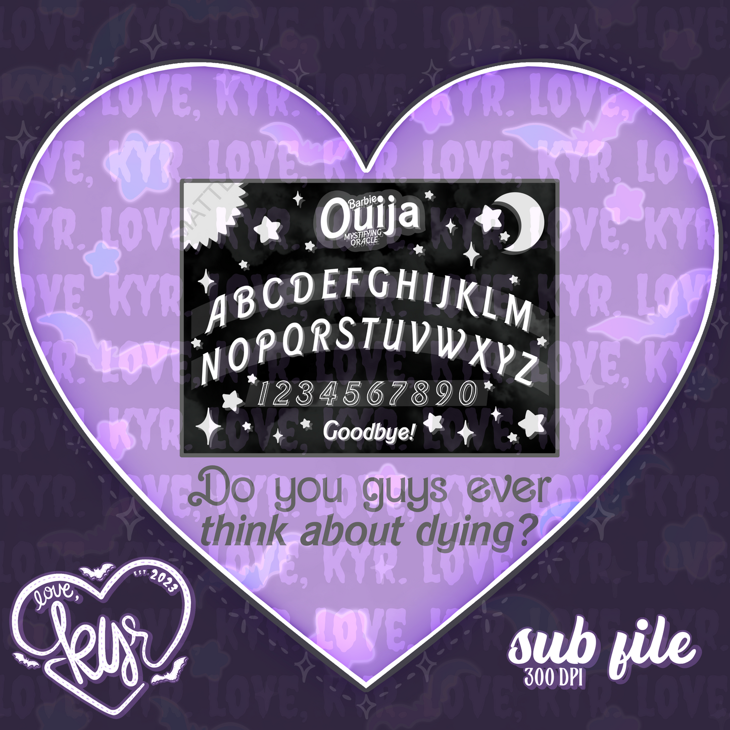 Barbie Ouija Board PNG