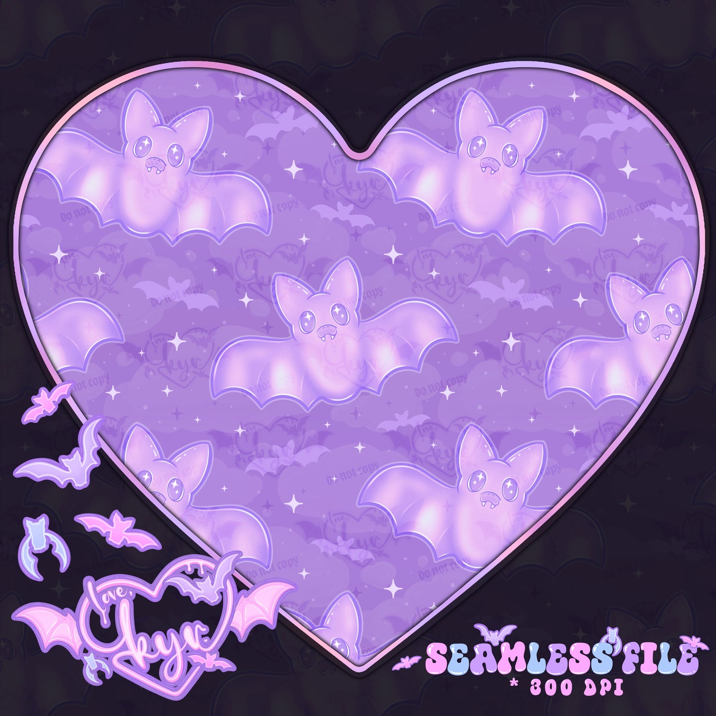 Kawaii Batz Seamless File