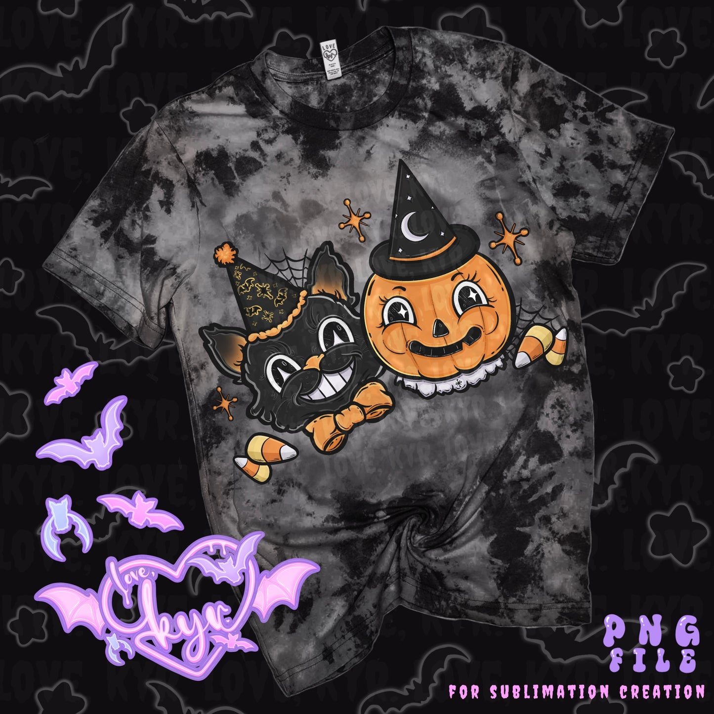 Vintage Halloween Sub File PNG