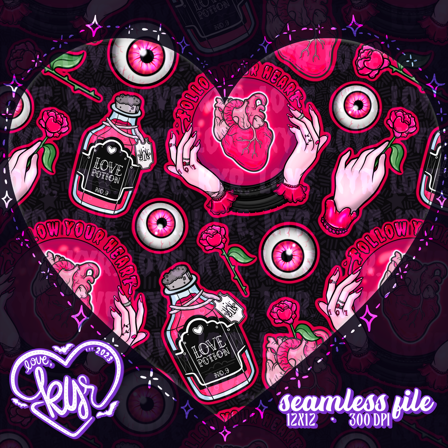 Follow Your Heart Seamless File