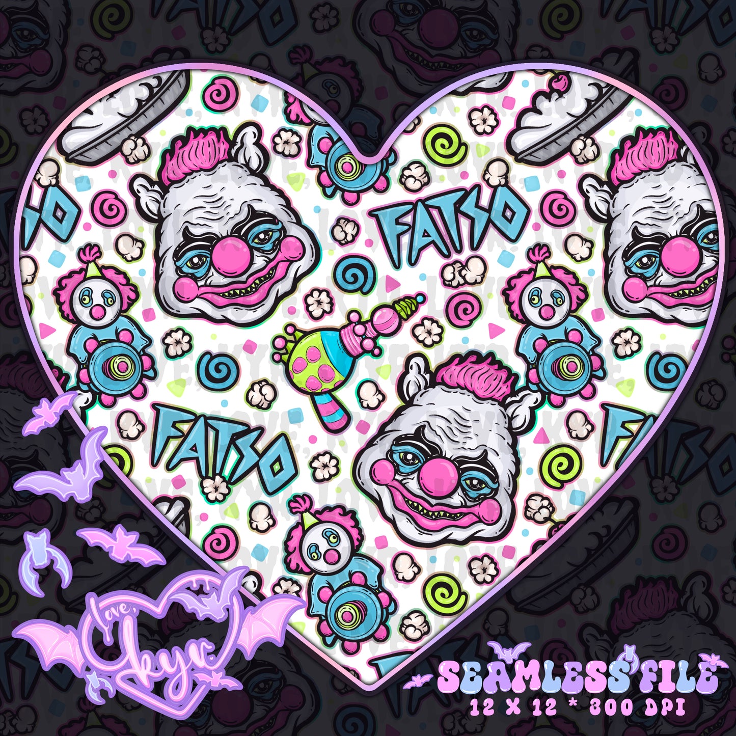 Fatso Klown Seamless File