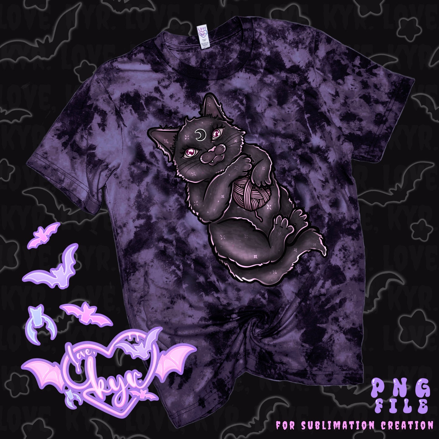 Cloud Cat Sub File PNG Pack