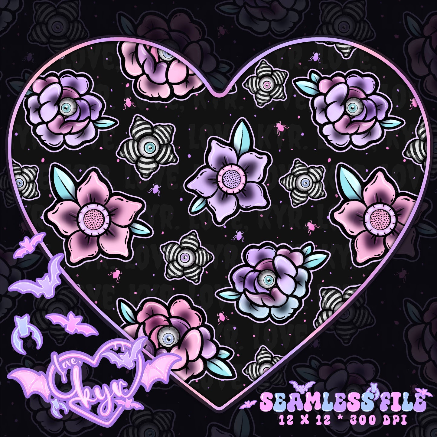 Beetleflower Seamless File Coord