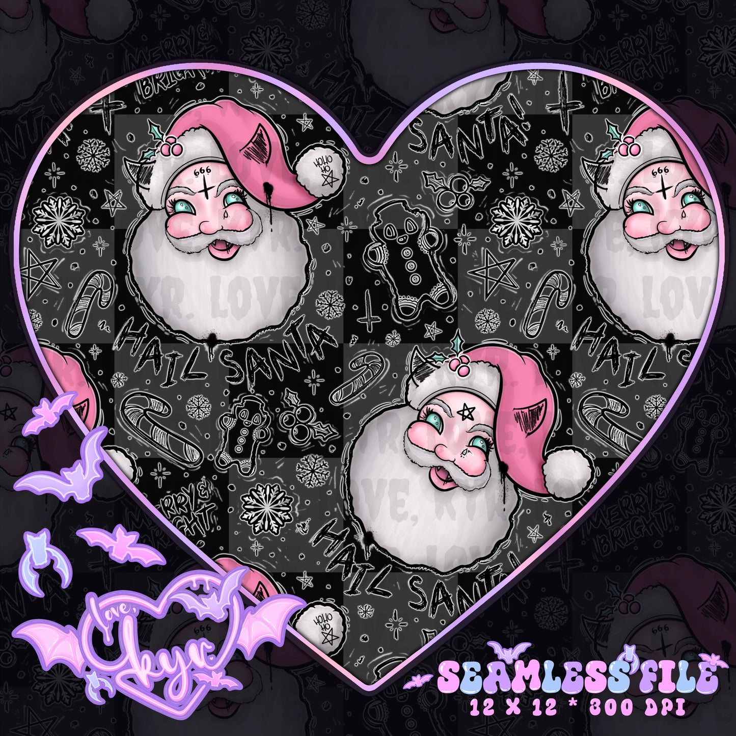 Hail Santa Seamless File