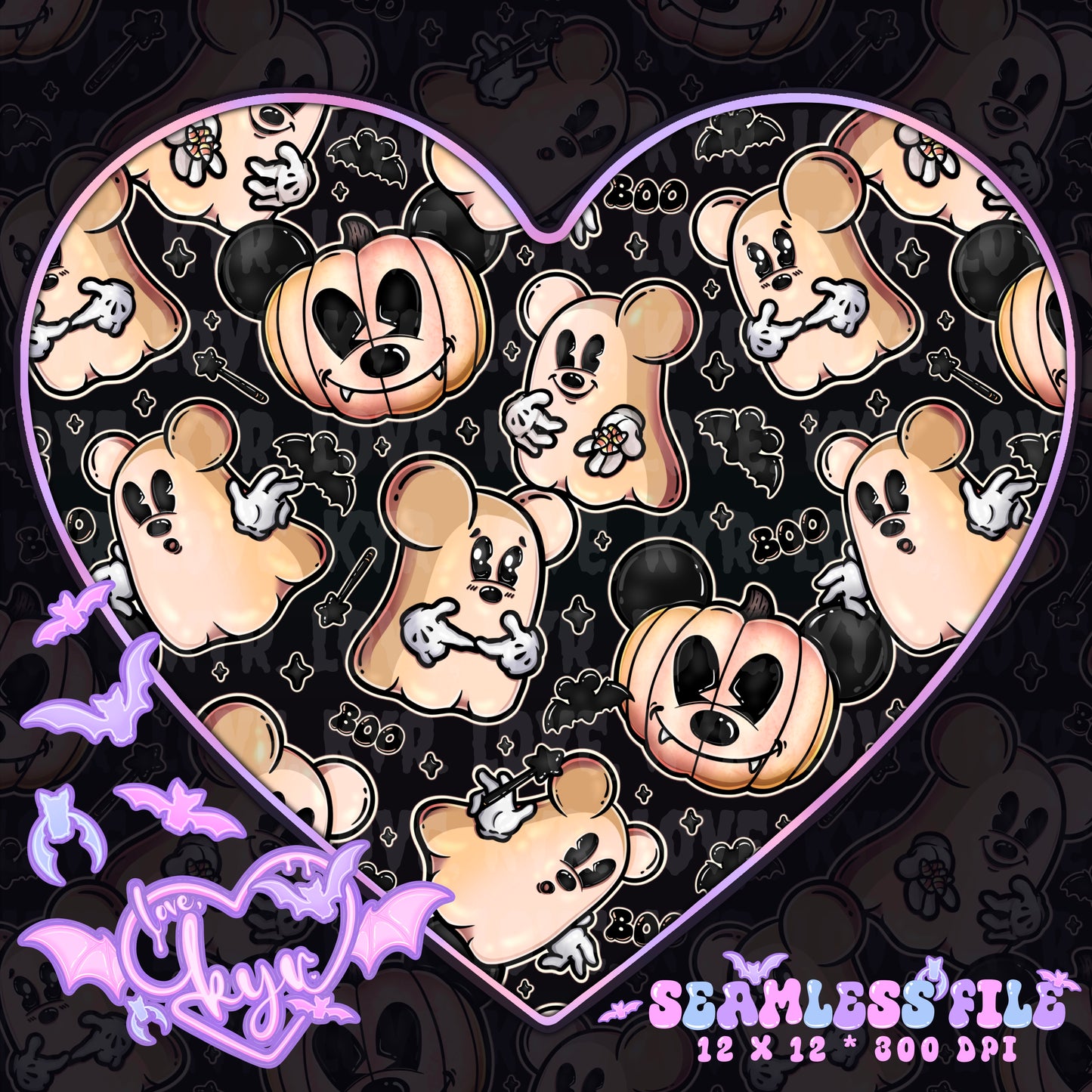 Mouse Ghosts Seamless File