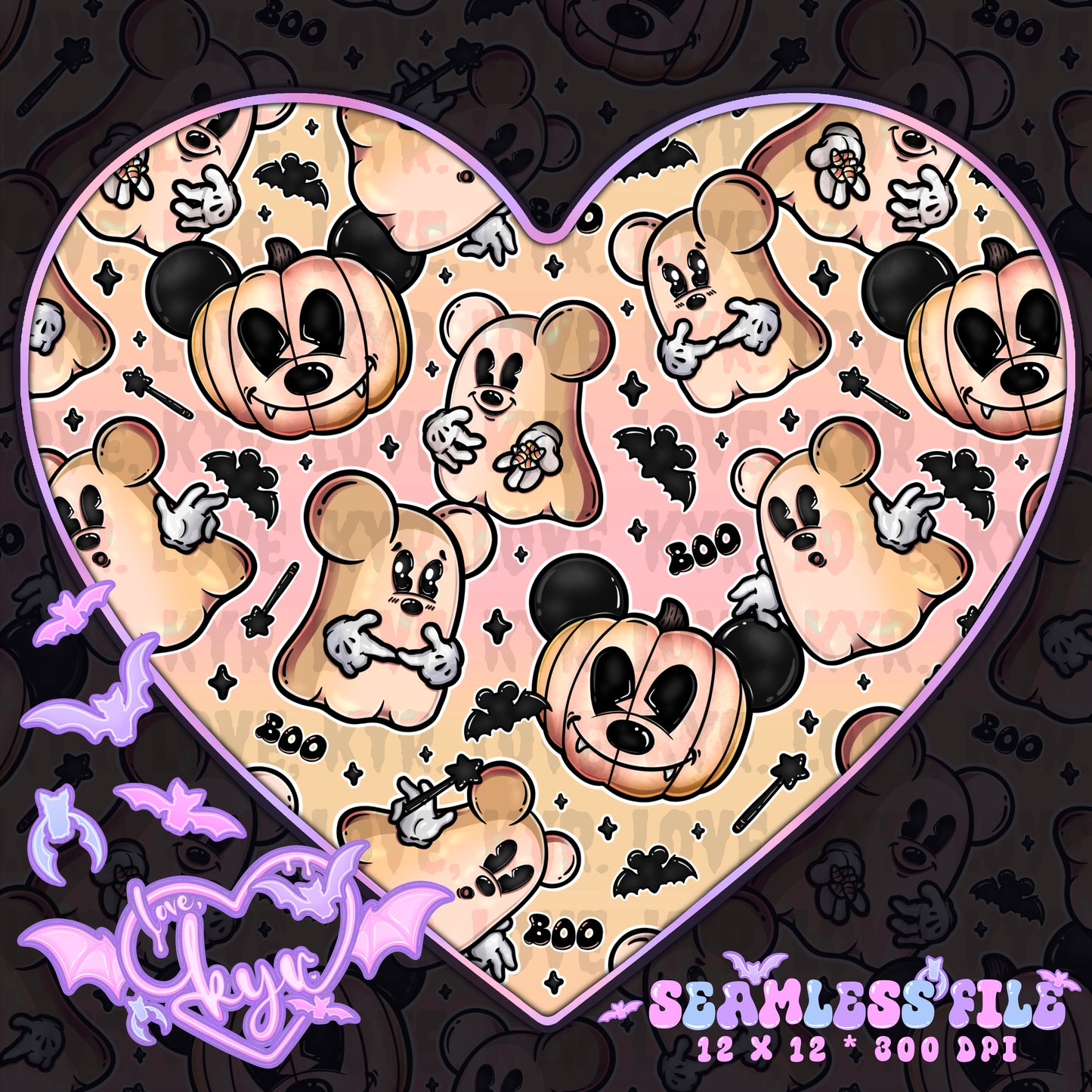 Mouse Ghosts Seamless File
