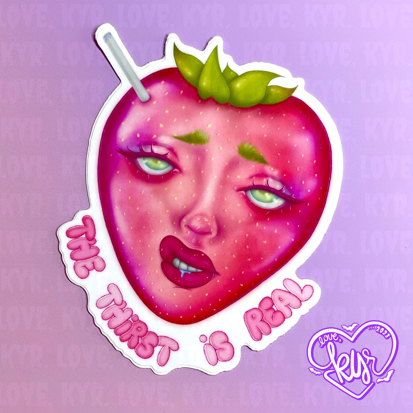 Thirst Is Real Sticker 4ā