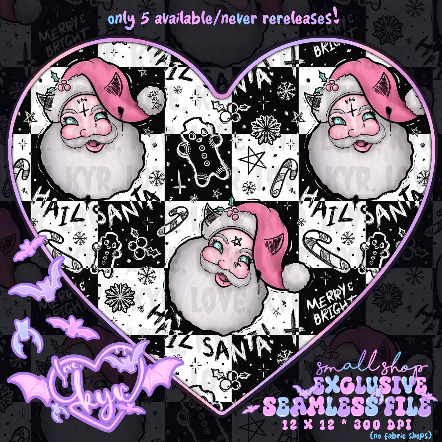 Hail Santa Seamless File