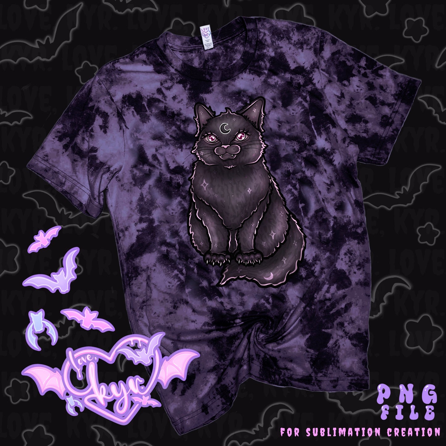 Cloud Cat Sub File PNG Pack