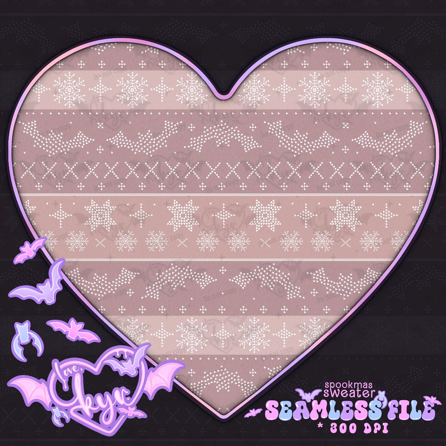 Spookmas Sweater Seamless File Budget Pack