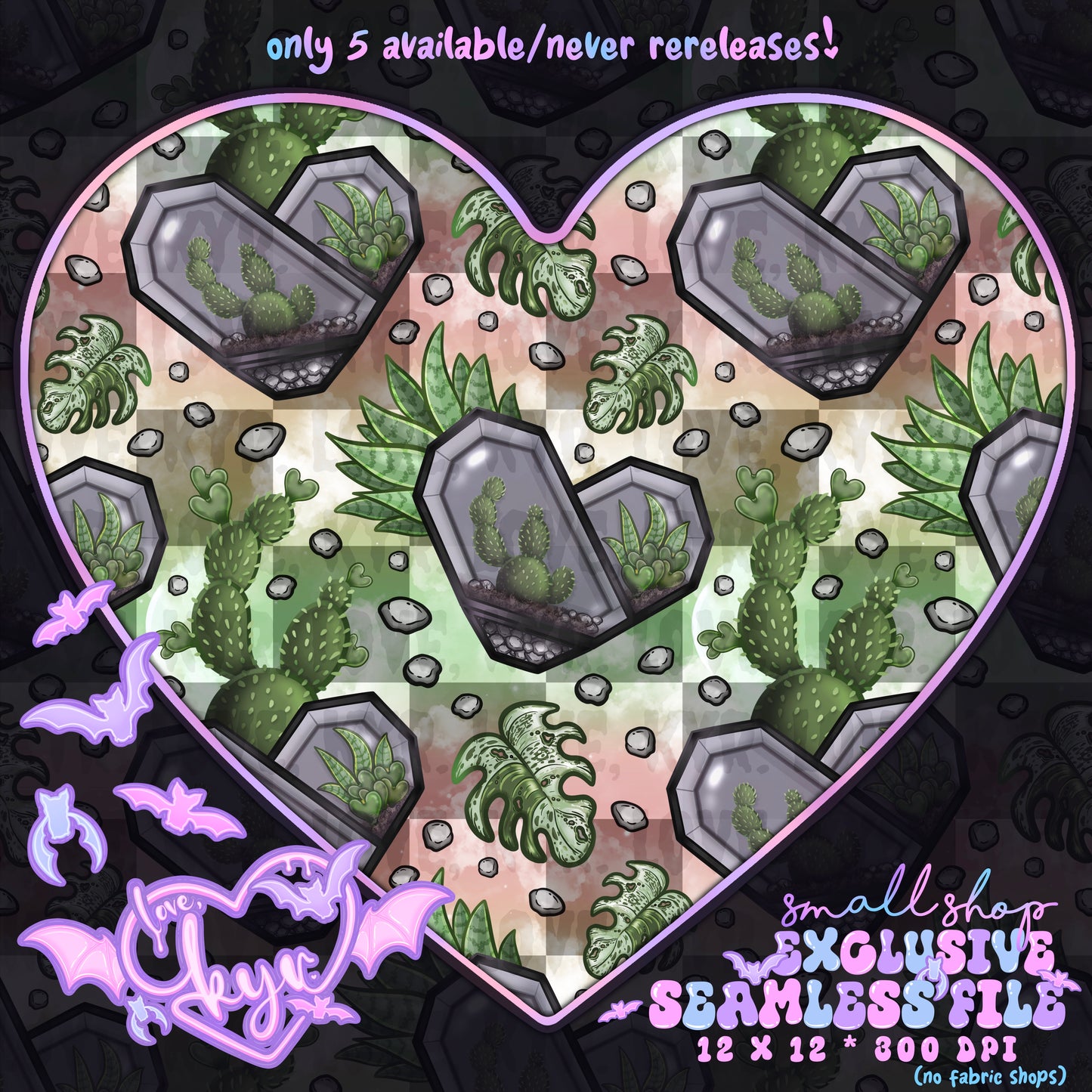 Heart Terrarium Seamless File