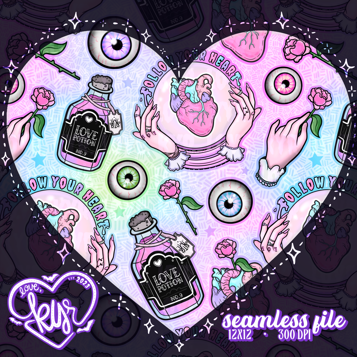Follow Your Heart Seamless File
