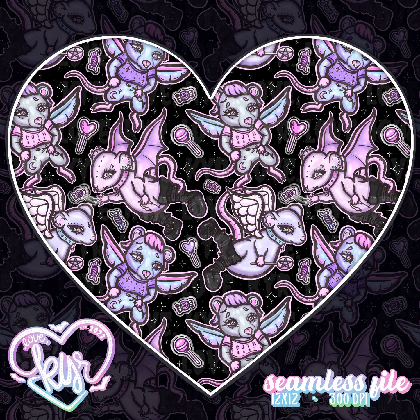 Club Kid Meeseses Seamless File