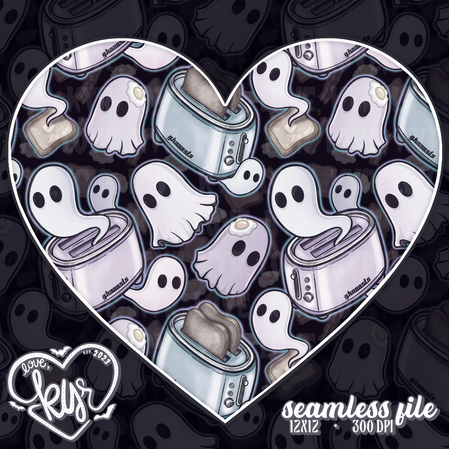 Ghosts On Toast Seamless File